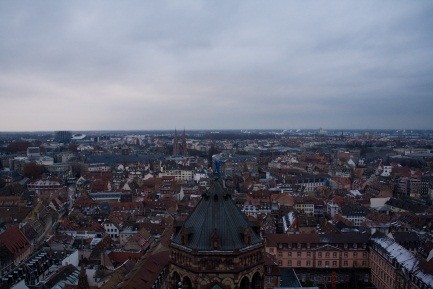 Top of Strasbourg Cathedral