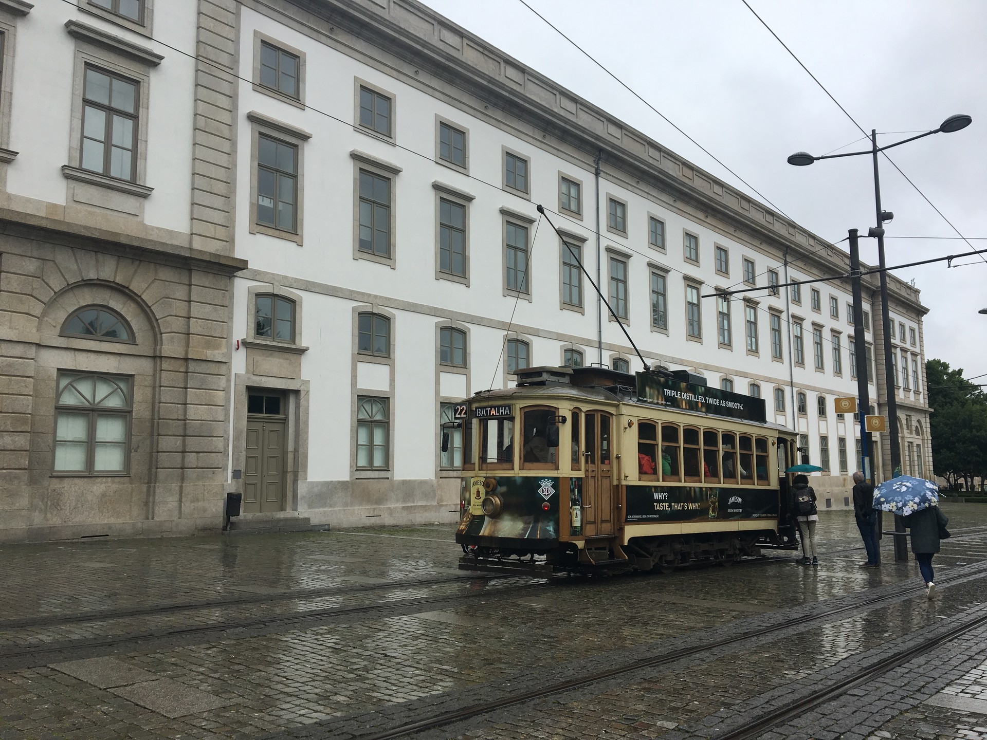 Tram e pioggia