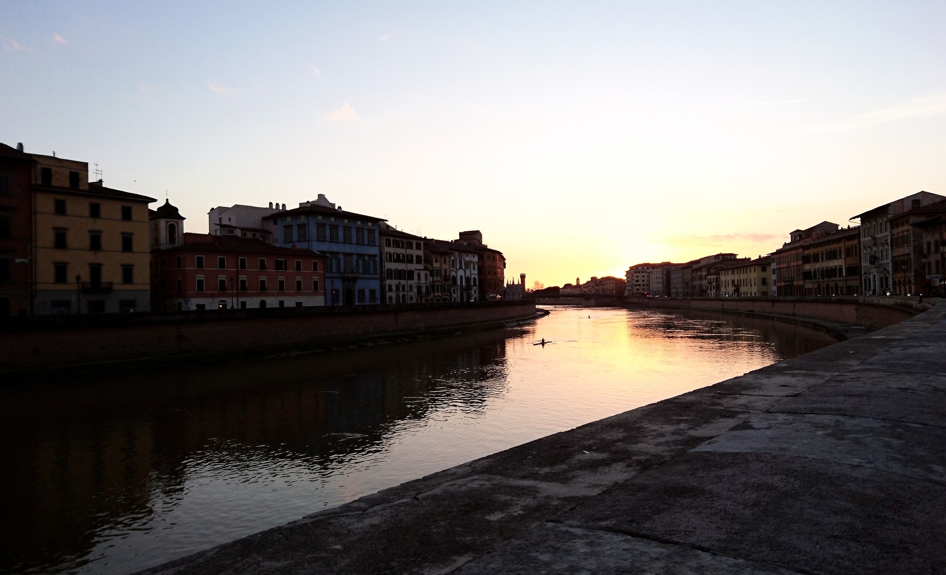 Twilight - Arno river