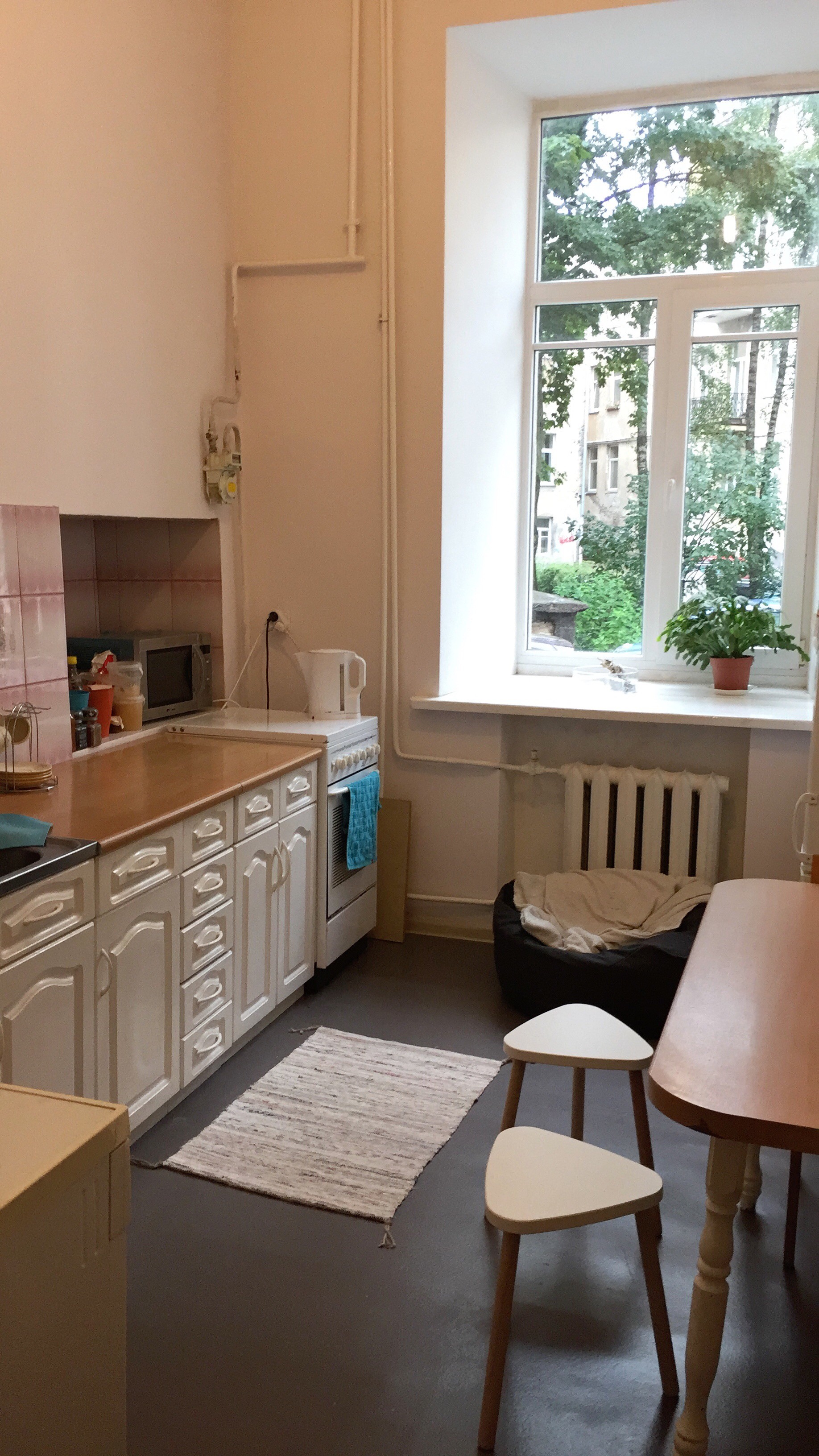 two separate bedrooms apartment in vilnius city center flat rent