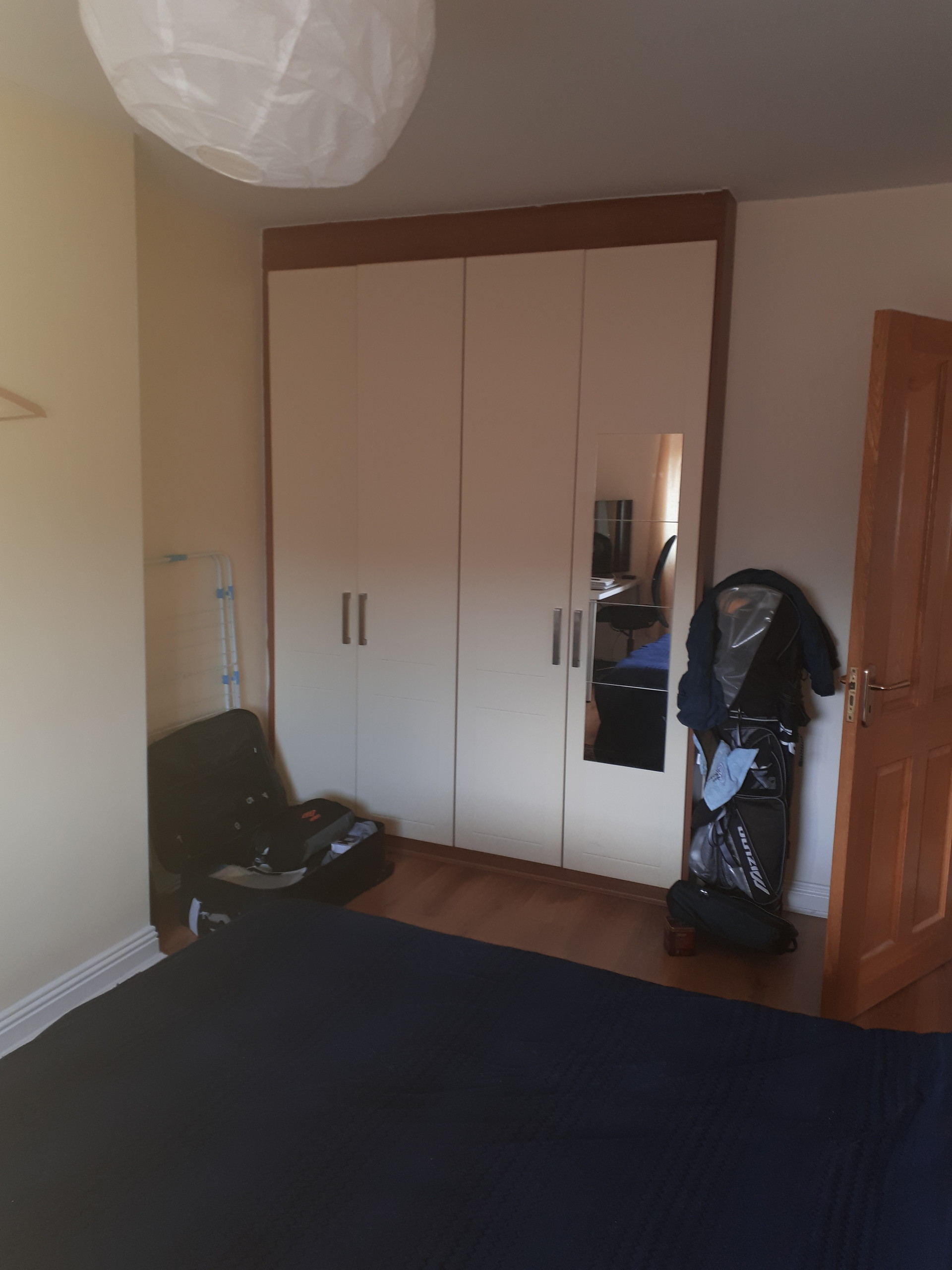 Very Large Double Bedroom With Fitted Wardrobes And A Desk And