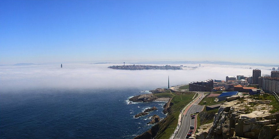 Vista de la Coruna