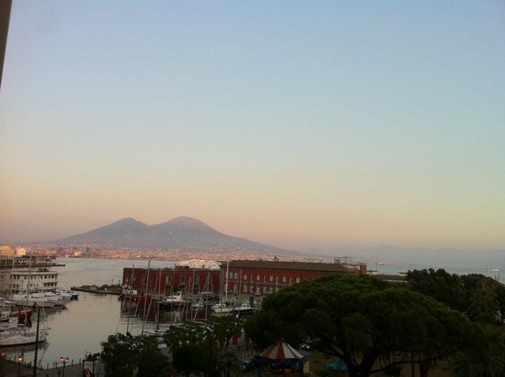 Vista del Vesubio