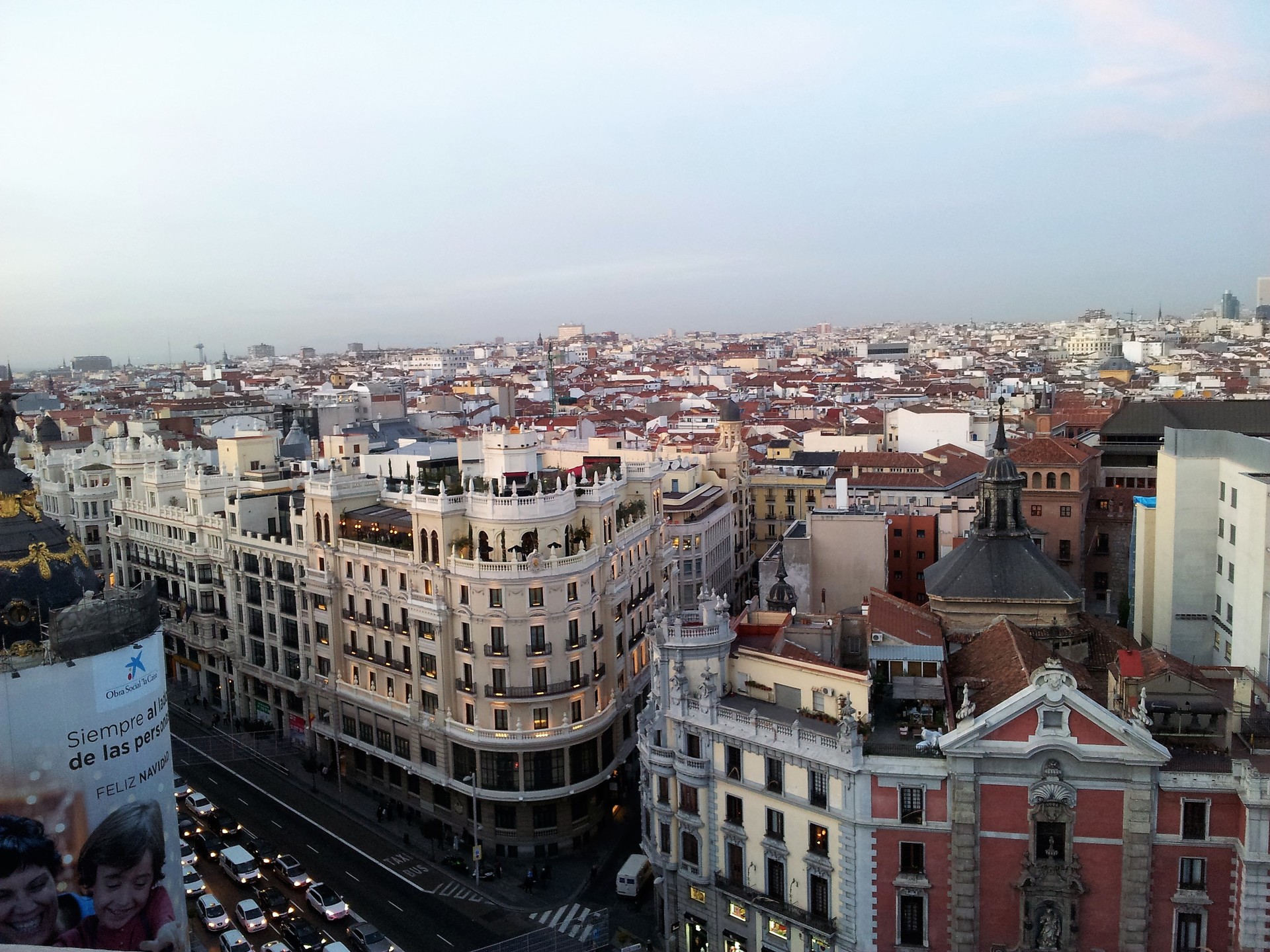 Vista sulla Gran Vìa
