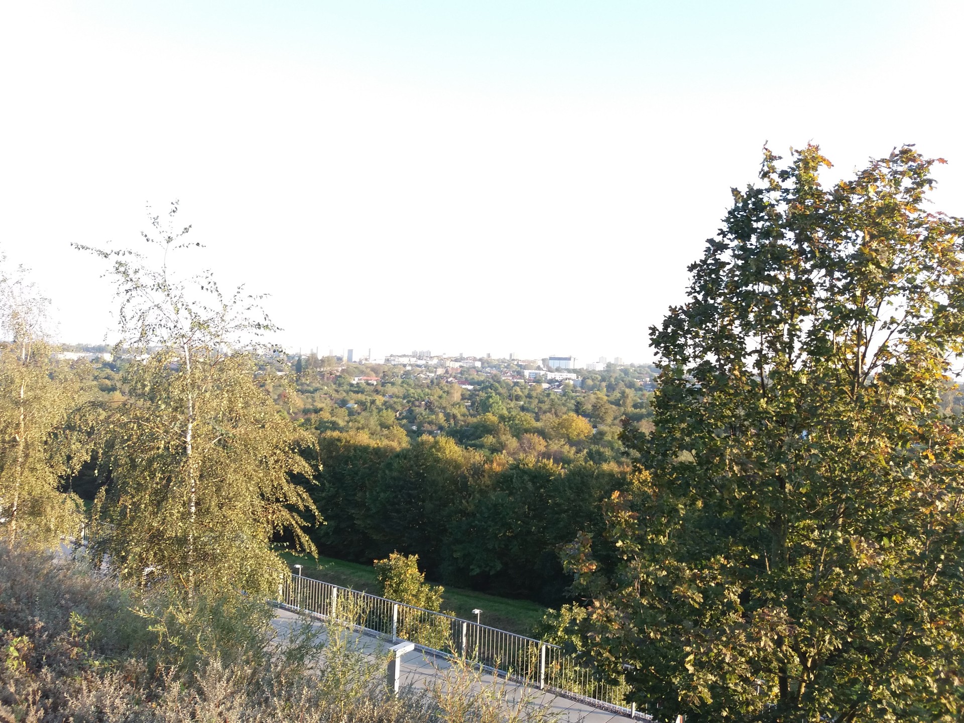 Vista para o jardim botanico Ogród Botaniczny